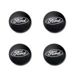 Moyeux de roue4 autocollants avec logo de voiture 56mm cache - moyeu pour ford fiesta ecosport escort ...