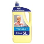 Mr propre - nettoyant dsinfectant sols et surfaces - fraicheur citron - 5l