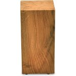 Ms factory bloc de ch�ne massif - cube en bois - rondin de bois - bout de canap� colonne de decoration ...