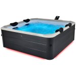 Mspa - spa rigide connect� carr� 180cm oslo aero plus - 6 places + lot de 8 filtres
