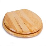 Abattant wc - msv - dcor pin - beige - universel - 42, 5x36, 7x2cm