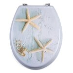 Msv abattant wc mdf etoile de mer