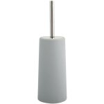 Msv brosse wc avec support pp & inox grise