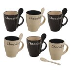 Mug  chocolat en grs (lot de 6)
