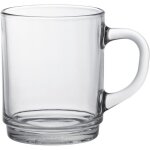Mug - duralex - versailles - 26 cl - verre tremp - rsistant au lave - vaisselle