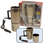 Mug �lectrique 12v - htc equipements - 0. 5 litre total dont 02l pour le gobelet - avec base antid�rapante ...