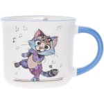 Mug expresso motif chat qui danse
