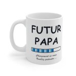 Mug futur papa - ide cadeau chargement en cours - tasse original