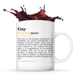 Mug - guy - tasse couple - c�ramique - design contemporain - compatible lave - vaisselle