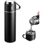 Mug isotherme de voyage thermos 500 ml facile � nettoyer sans bpa noir