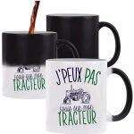 Mug magique - jpeux pas tracteur - tasse humour cadeau personnalisé - 325 ml Mug magique - jpeux pas tracteur - tasse humour cadeau personnalisé - 325 ml