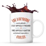 Mug une maryvonne aussi g�niale tasse cadeau pr�nom surnom nom de famille anniversaire no�l