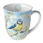 Mug m�sange bleue en porcelaine