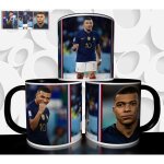 Mug personnalis� tasse � caf� - star football kylian mbappe foot r�f 1283