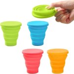 Mug pliable - non spcifi - 4 pices - silicone - 170ml - rsistant  la chaleur