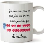Mug tasse saint valentin (je taime) - je ne sais pas ce que jai vu en toi? - id�es cadeaux romantique ...