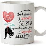 Mug tasse saint valentin (je taime) - la distance signifie si peu - idées cadeaux romantique pour amoureux ... Mug tasse saint valentin (je taime) - la distance signifie si peu - idées cadeaux romantique pour amoureux ...