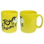 Mug - tour de france - jaune - gr�s - 10cm - licence officielle