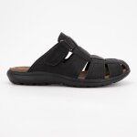Mules black � scratch homme romika