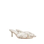 Mules avec brides en tulle. dot�es dun talon paillet�. pour femme - tongs mules - la modeuse