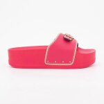 Mules compens�es roses pescura moon wedge femme scholl