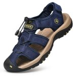 Mules homme - eu 43 - semelle antid�rapante pas glisser - sandales de randonn�e - bleu fonc� - sandales ...