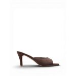 Mules en su�dine � bride de forme carr�e. dot�es dun talon fran�ais. semelle int�rieure confortable. ...