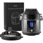 Multicuiseur avec airfryer ? set de 15 pi�ces ? 24 programmes ? slowcooker cuiseur � riz vapeur & cocotte ...