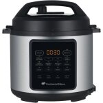 Multicuiseur autocuiseur sous pression - continental edison - cemcsp10006l - 6 l - 1000 w - noir et inox ...