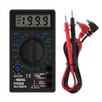 Multimtre numrique - dt830x - lcd - voltmtre ohmmtre ampremtre - 1000v - noir