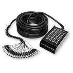 Multipaires k20c30 - adam hall - bo�tier de sc�ne 20 canaux - c�ble multipaire int�gr� - longueur 30 ...