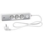 Gamme rallonges multiprises - hauteur 320 mm largeur 80 mm - profondeur 55 mm - caract�ristique 2 : rallonge ...