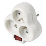 Multiprise - erard - connect x 8360 - 6 prises - parafoudre - 3 ports usb