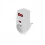Multiprise parafoudre 1 prise sans cble chacon - bloc parafoudre - surtenseur - interrupteur - 3500 ...