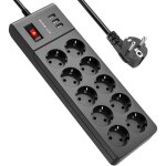 Multiprise usb avec 10 prisesmultiprise Électrique avec interrupteurprise de protection contre les surtensions ... Multiprise usb avec 10 prisesmultiprise Électrique avec interrupteurprise de protection contre les surtensions ...