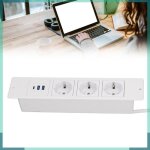 Multiprise usb multiprise encastr�e 3 prises 2 ports usb a 1 port usb c prise de table pd20w outillage ...