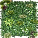 Mur végétal synthétique - balade printanière - intérieur et extérieur - 1 m x 1 m Mur végétal synthétique - balade printanière - intérieur et extérieur - 1 m x 1 m