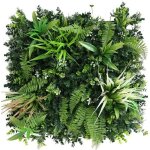 Mur végétal synthétique - forêt tropicale - intérieur et extérieur - 05 m x 05 m Mur végétal synthétique - forêt tropicale - intérieur et extérieur - 05 m x 05 m