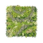 Mur vgtal synthtique - sous - bois - intrieur et extrieur - 1 m x 1 m