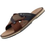 Mustang mules pour homme 26m0101001 - cognac marron