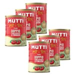 Mutti - lot 6x double concentr� de tomates - bo�te 440g
