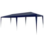 Mvp - chapiteau de jardin tente tonnelle anti - uv 3x6 m pe bleu (7853) Mvp - chapiteau de jardin tente tonnelle anti - uv 3x6 m pe bleu (7853)