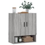 Mvs meuble haut cuisine armoire murale - sonoma - moderne armoire murale sonoma gris 60x31x70 cm bois ...