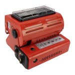 Mxzzand chauffage portatif au gaz butane pour le camping 1300w 90 g / h br�leur de chauffage � gaz portable ...