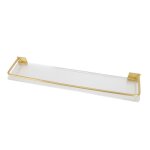 Mxzzand �tag�res de salle de bain murales �tag�re murale de salle de bain de 50 cm support organisateur ...