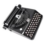 Mxzzand machine � �crire manuelle portable mod�le de machine � �crire antique noir r�tro vintage accessoires ...