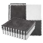 Mxzzand tapis embo�table en mousse moelleuse mxzzand tapis de sol embo�table en mousse pelucheuse puericulture ...