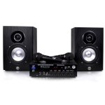 Mydeejay my karaoke ensemble karaoke - 1 ampli + 2 enceintes 2x75w - usb - bluetooth - 2 micros