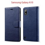 N&t coque samsung galaxy a10 housse etui portefeuille cuir multifonction fermeture magn�tique � clapet ...