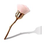 Nail art brosse � poussi�re pour manucure rose t�tebrosse de poussi�re pour onglespinceaux � poudre ongles ...